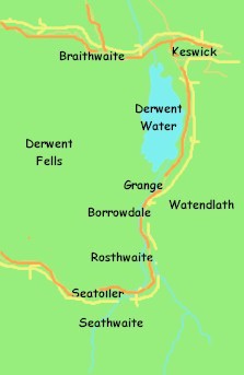north lake district and Derwentwater
